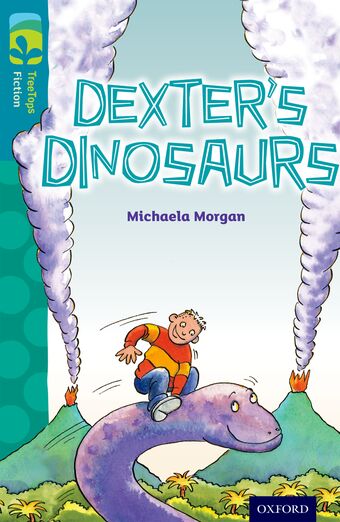 TreeTops Fiction Level 9 Dexter's Dinosaurs book cover