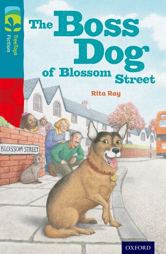 TreeTops Fiction Level 9A The Boss Dog of Blossom Street book cover