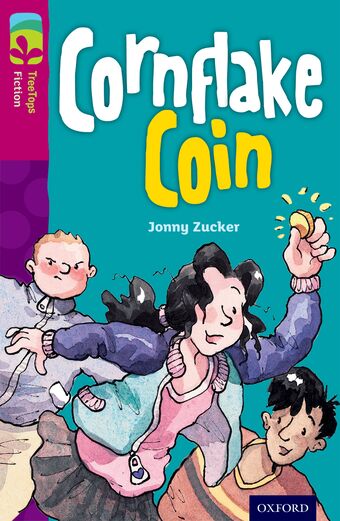 TreeTops Fiction Level 10B Cornflake Coin book cover