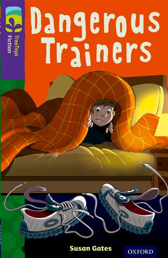 TreeTops Fiction Level 11A Dangerous Trainers book cover