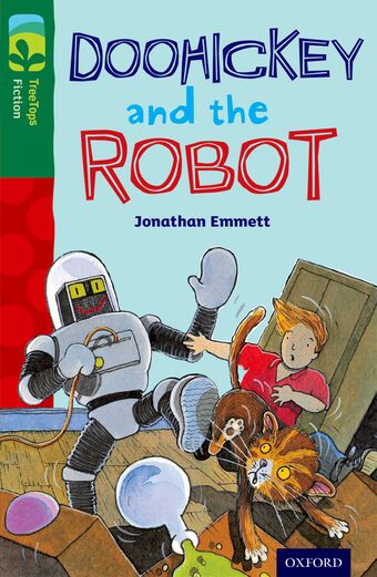 TreeTops Fiction Level 12B Doohickey and the Robot book cover