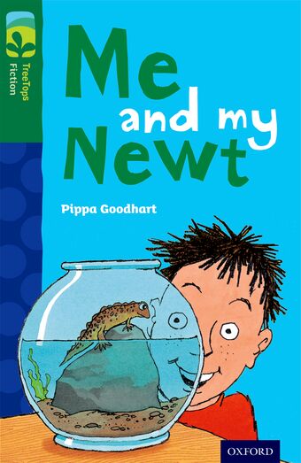 TreeTops Fiction Level 12B Me and my Newt book cover