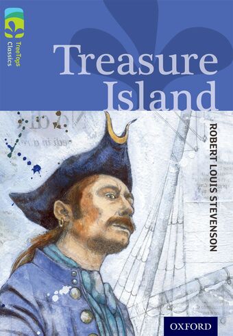 TreeTops Classics Level 17 Treasure Island book cover