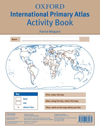 Oxford International Primary Atlas Activity Book book cover