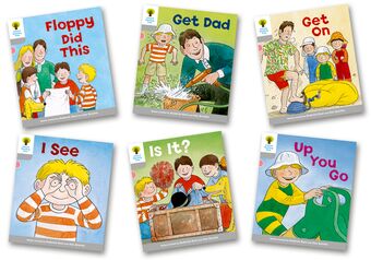 Oxford Reading Tree Biff, Chip and Kipper Level 1 More First Words Pack of 6 book cover