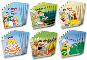 Biff, Chip and Kipper Level 1 More First Words Class Pack of 36 book cover