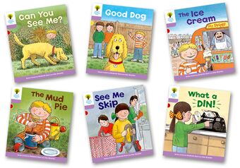 Biff, Chip and Kipper Level 1+ More First Sentences C Pack of 6 book cover