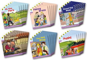 Biff, Chip and Kipper Level 1+ Patterned Stories Class Pack of 36 book cover