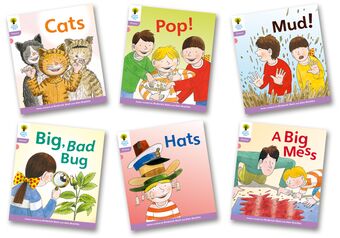 Oxford Reading Tree Floppy's Phonics Fiction Level 1+ Pack of 6 book cover