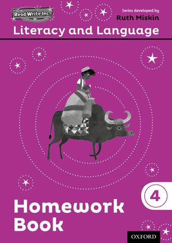 Read Write Inc Literacy & Language Year 4 Homework Book Pack of 10 book cover