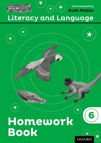 Read Write Inc Literacy & Language Year 6 Homework Book Pack of 10 book cover
