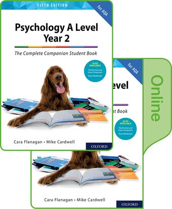 Aqa Complete Companions A Level/Year 2 Psychology Student Book/Tkn Onl Bk 5E book cover