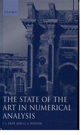 The State of the Art in Numerical Analysis book cover