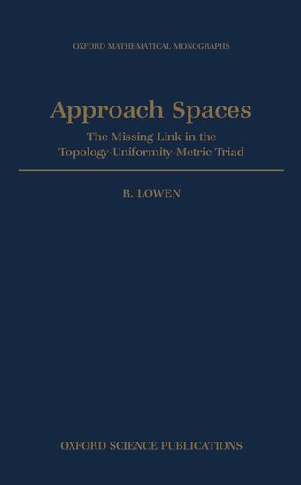 Approach Spaces book cover