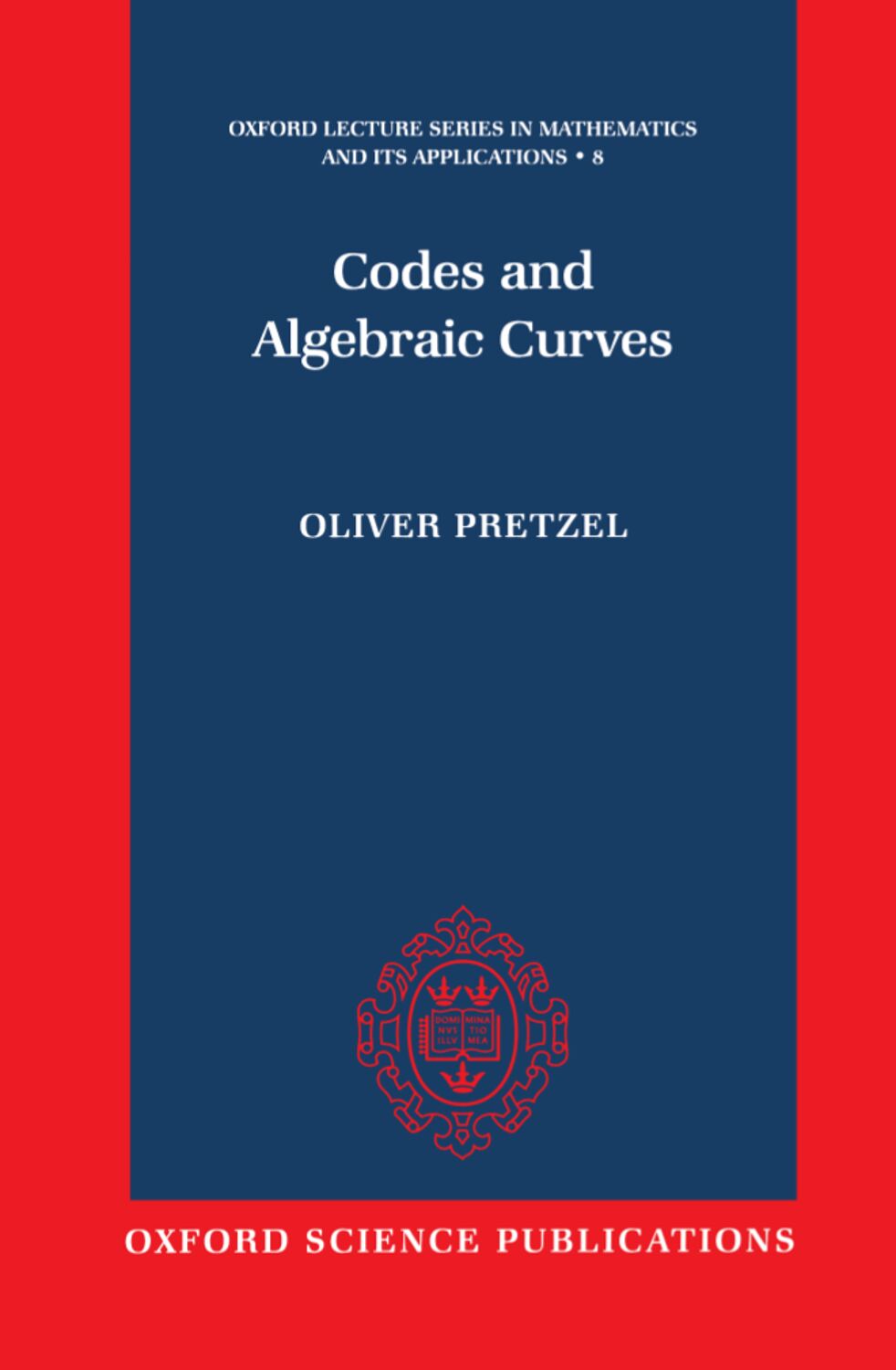 Codes and Algebraic Curves book cover