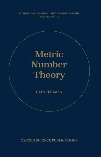Metric Number Theory book cover