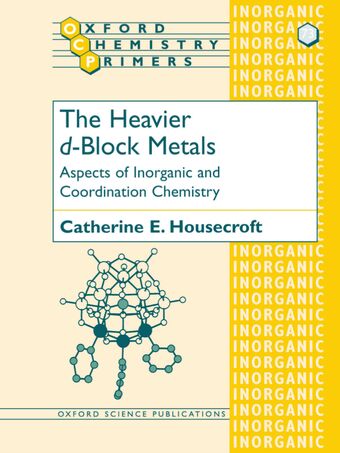 The Heavier d-Block Metals book cover