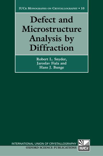 Defect and Microstructure Analysis by Diffraction book cover