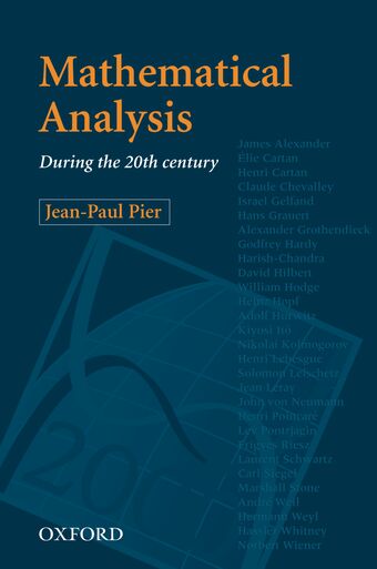 Mathematical Analysis during the 20th Century book cover