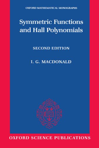 Symmetric Functions and Hall Polynomials book cover