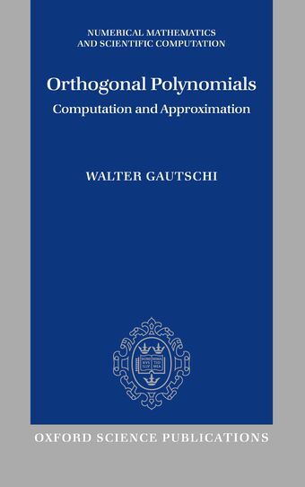 Orthogonal Polynomials book cover