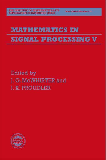 Mathematics in Signal Processing V book cover