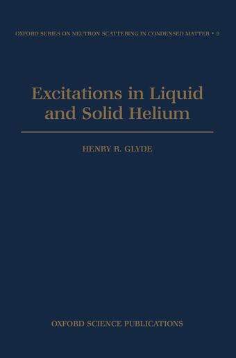 Excitations in Liquid and Solid Helium book cover