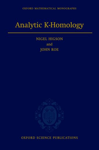 Analytic K-Homology book cover