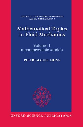 Mathematical Topics in Fluid Mechanics book cover
