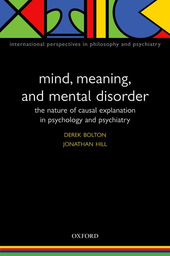 Mind, Meaning and Mental Disorder book cover