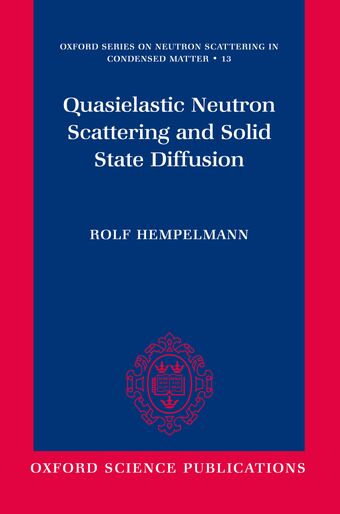 Quasielastic Neutron Scattering and Solid State Diffusion book cover