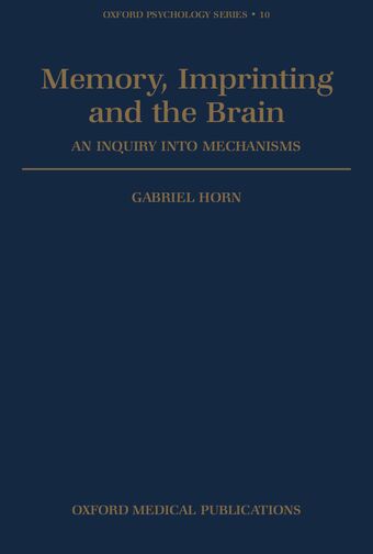 Memory, Imprinting, and the Brain book cover