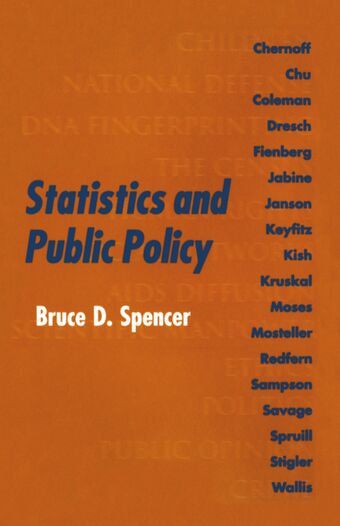 Statistics and Public Policy book cover