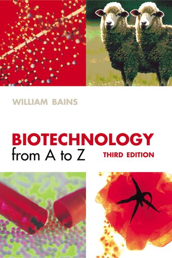 Biotechnology from A to Z book cover