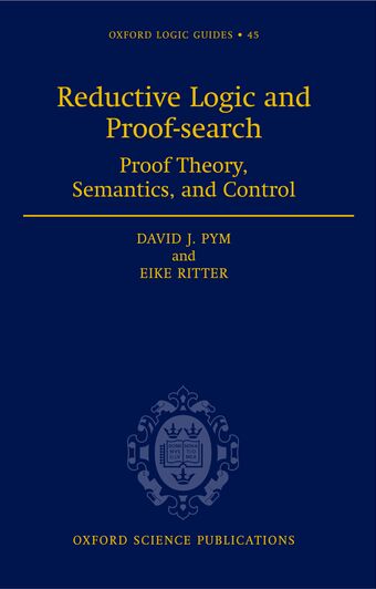 Reductive Logic and Proof-search book cover