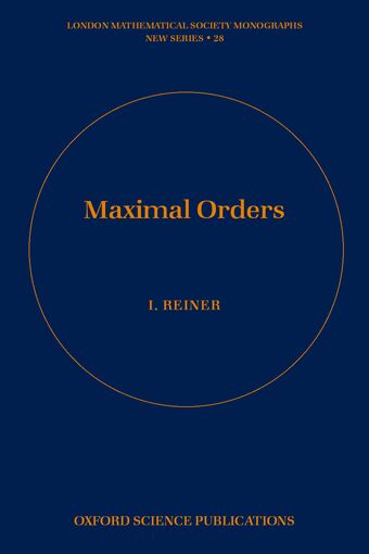 Maximal Orders book cover