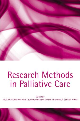 Research Methods in Palliative Care book cover