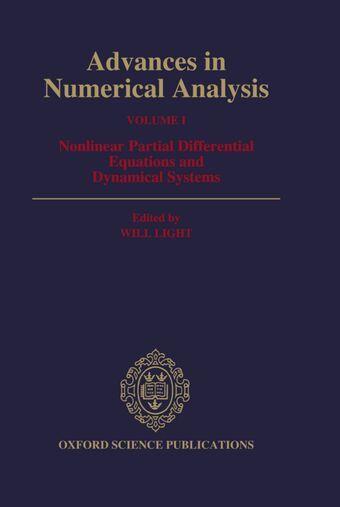 Advances in Numerical Analysis: Volume I book cover