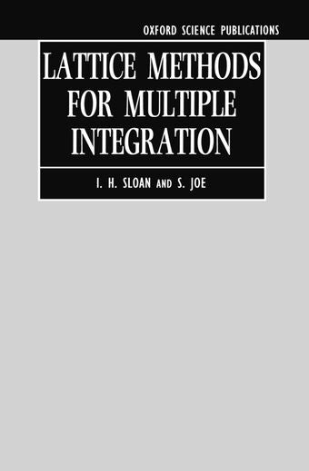 Lattice Methods for Multiple Integration book cover