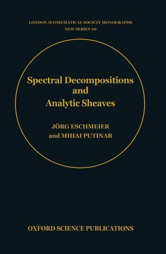 Spectral Decompositions and Analytic Sheaves book cover