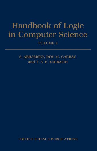 Handbook of Logic in Computer Science: Volume 4 book cover