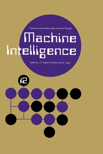 Machine Intelligence 12 book cover