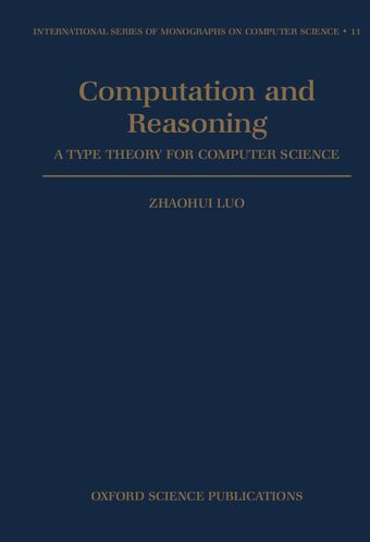 Computation and Reasoning book cover