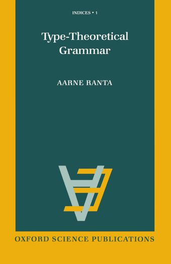 Type-theoretical Grammar book cover