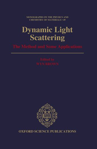 Dynamic Light Scattering book cover