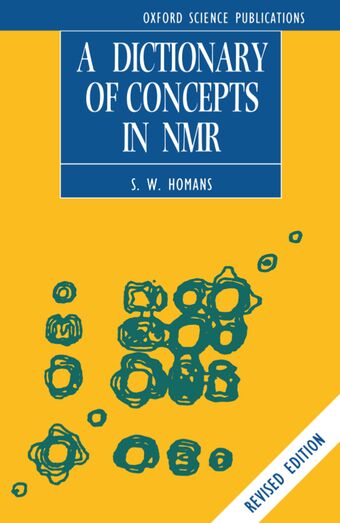 A Dictionary of Concepts in NMR book cover