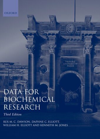 Data for Biochemical Research book cover