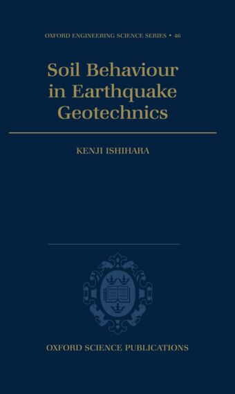 Soil Behaviour in Earthquake Geotechnics book cover