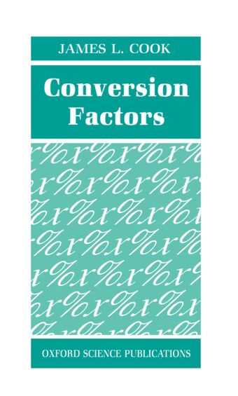 Conversion Factors book cover