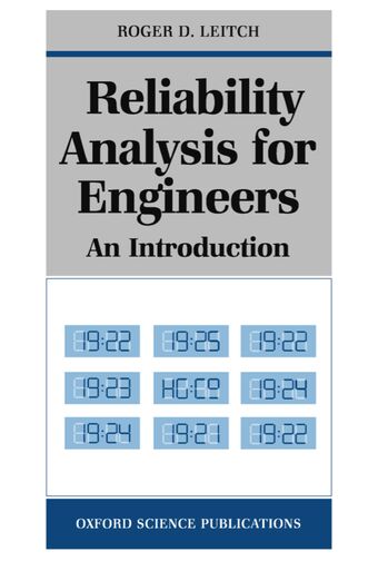 Reliability Analysis for Engineers book cover